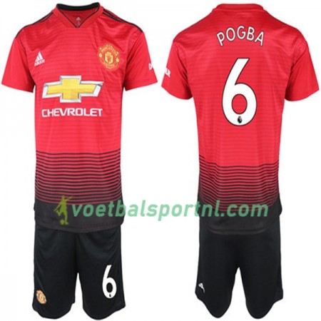 Manchester United Paul Pogba 6 Kind Thuis Tenue 2018-19